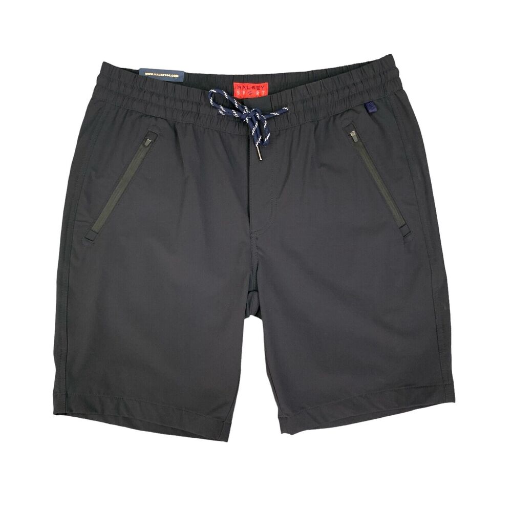 Halsey 44 Shorts Men M Medium Black Helmsman Hybrid Sport Double Water Resistant